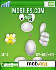 Download mobile theme green and white boy