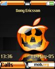 Download mobile theme Apple Halloween - gray