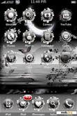 Download mobile theme Black Moon/Butterflies