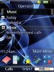 Download mobile theme Blue Abstract New