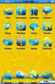 Download mobile theme Yellow n Blue