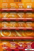 Download mobile theme Orange Abstract