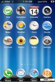 Download mobile theme Blue Glass
