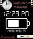 Download mobile theme Clock Animated