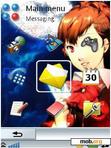 Download mobile theme Persona 3 Portable MShe (V3 FIXED,