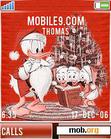 Download mobile theme donald duck at christmas