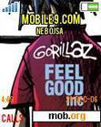 Download mobile theme Gorillaz