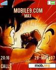 Download mobile theme Goku and Kuririn