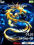 Download mobile theme Blue Dragon