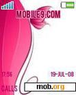 Download mobile theme pink