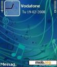 Download mobile theme S60 Music Edition Blue