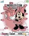 Download mobile theme ANIMATED MINNIE MOUSE