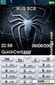 Download mobile theme Spiderman 3 with screen saver