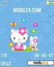 Download mobile theme Flower Hello Kitty