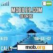 Download mobile theme night beach