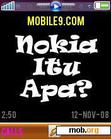 Download mobile theme FUCK NOKIA