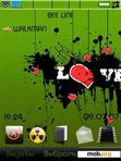 Download mobile theme Green Love