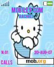 Download mobile theme hello kitty angel