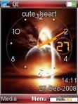 Download mobile theme animated nature clock