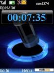 Download mobile theme Swf Battery Clock