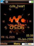 Download mobile theme walkman clock1