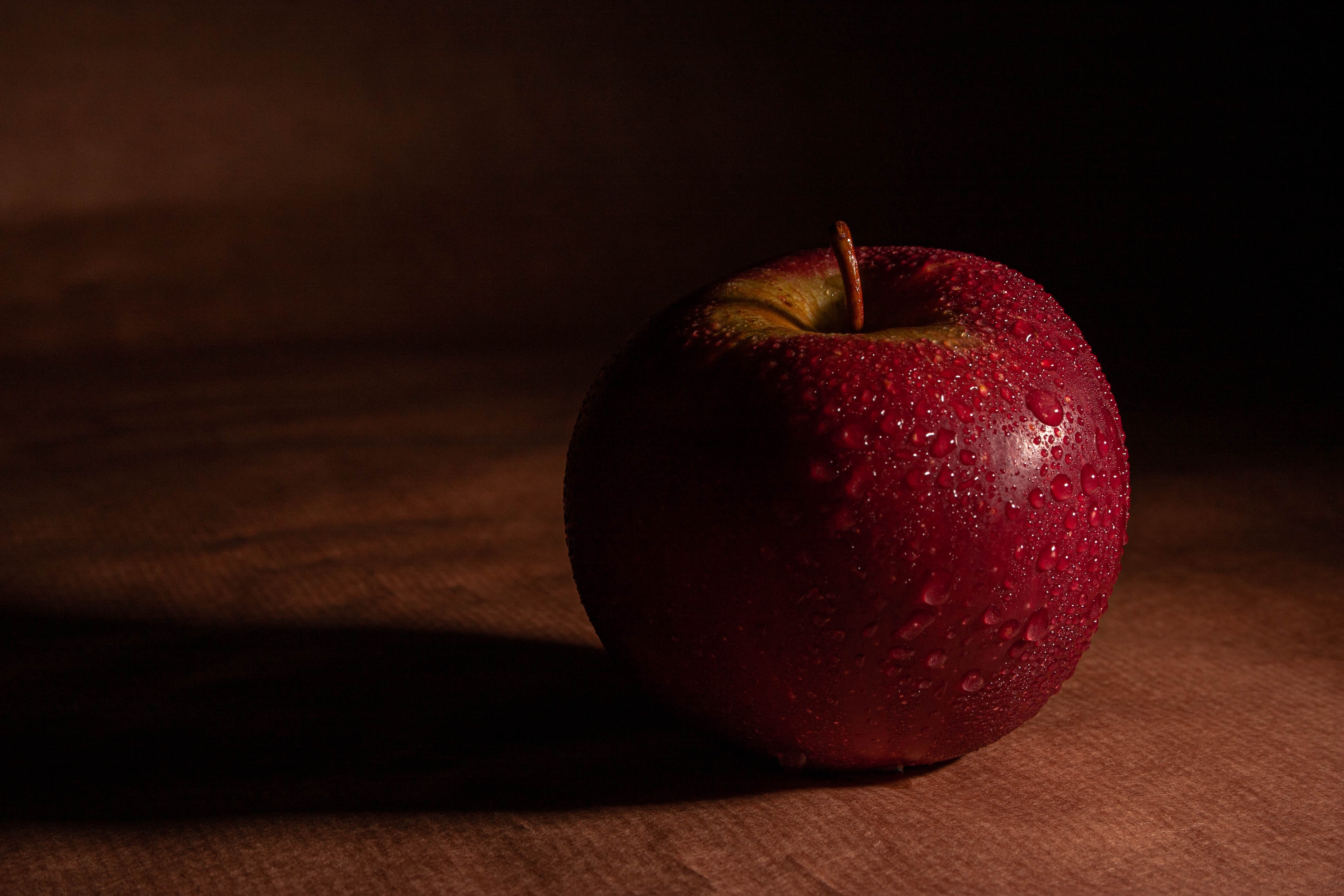 Desktop HD wallpaper: Food, Apple, Drops, Wet, Fruit free download backgrou...