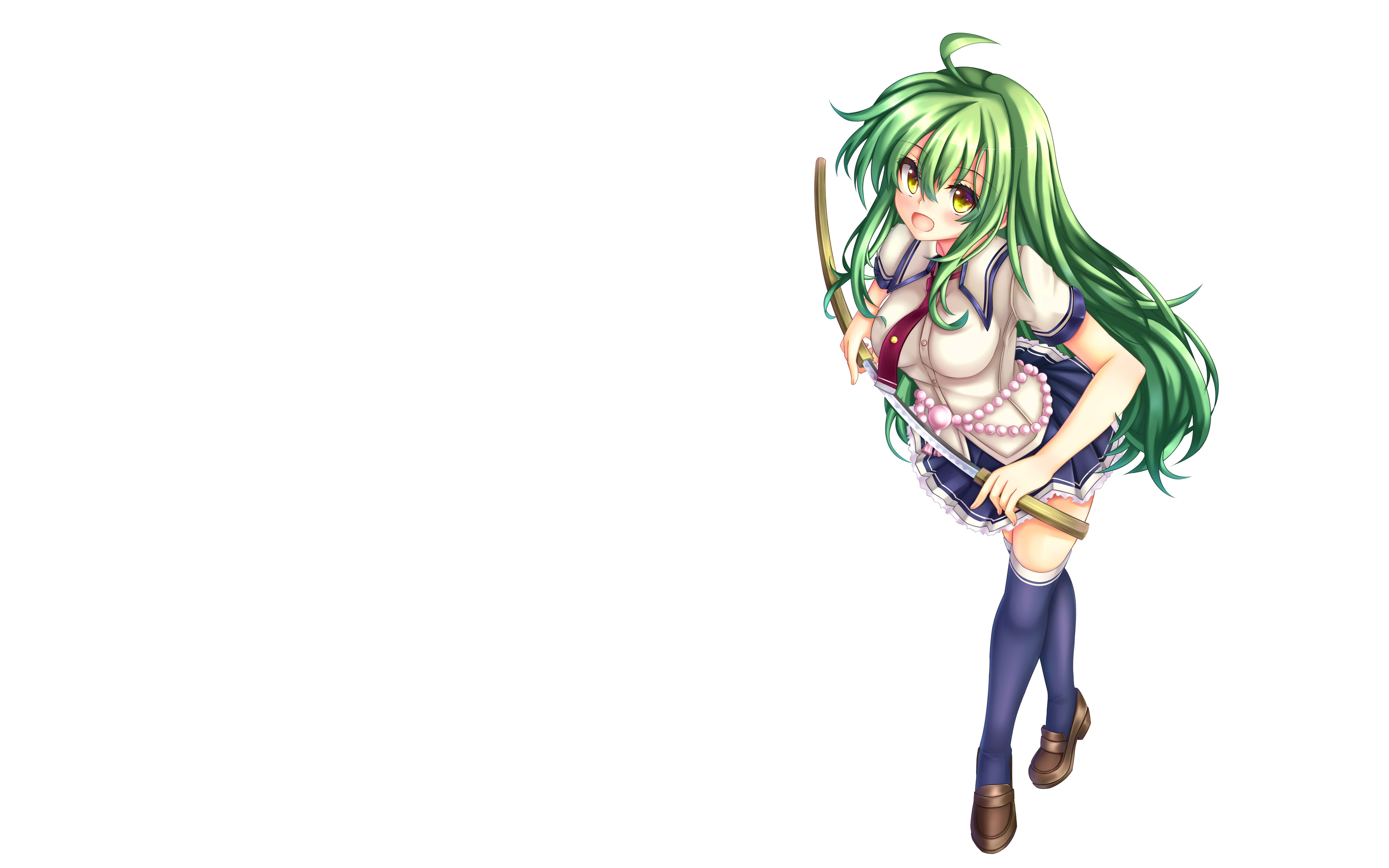 Hd Desktop Wallpaper Anime Busou Shoujo Machiavellianism Armed Girl S Machiavellism Tsukuyo