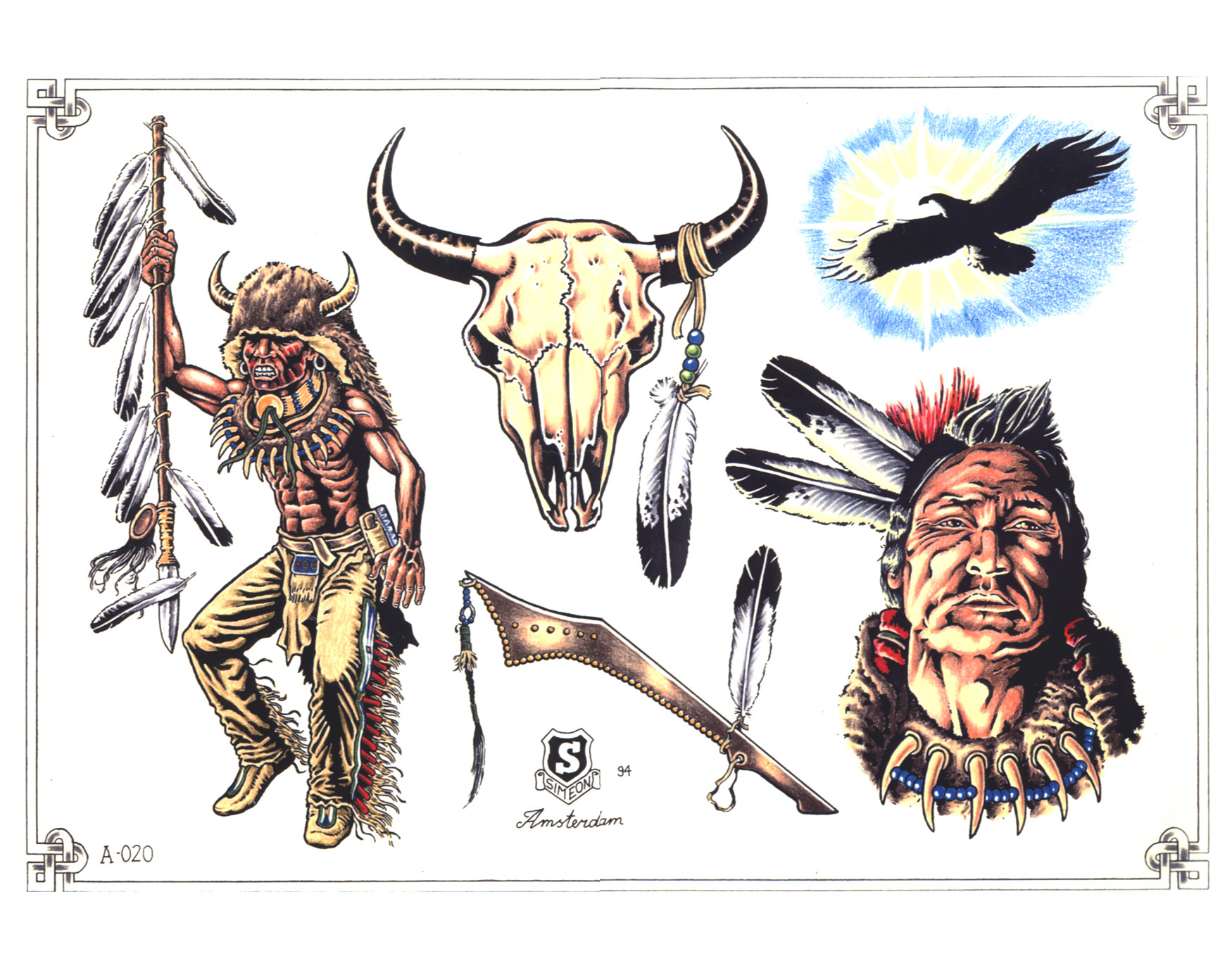 Татуировки северных индейцев