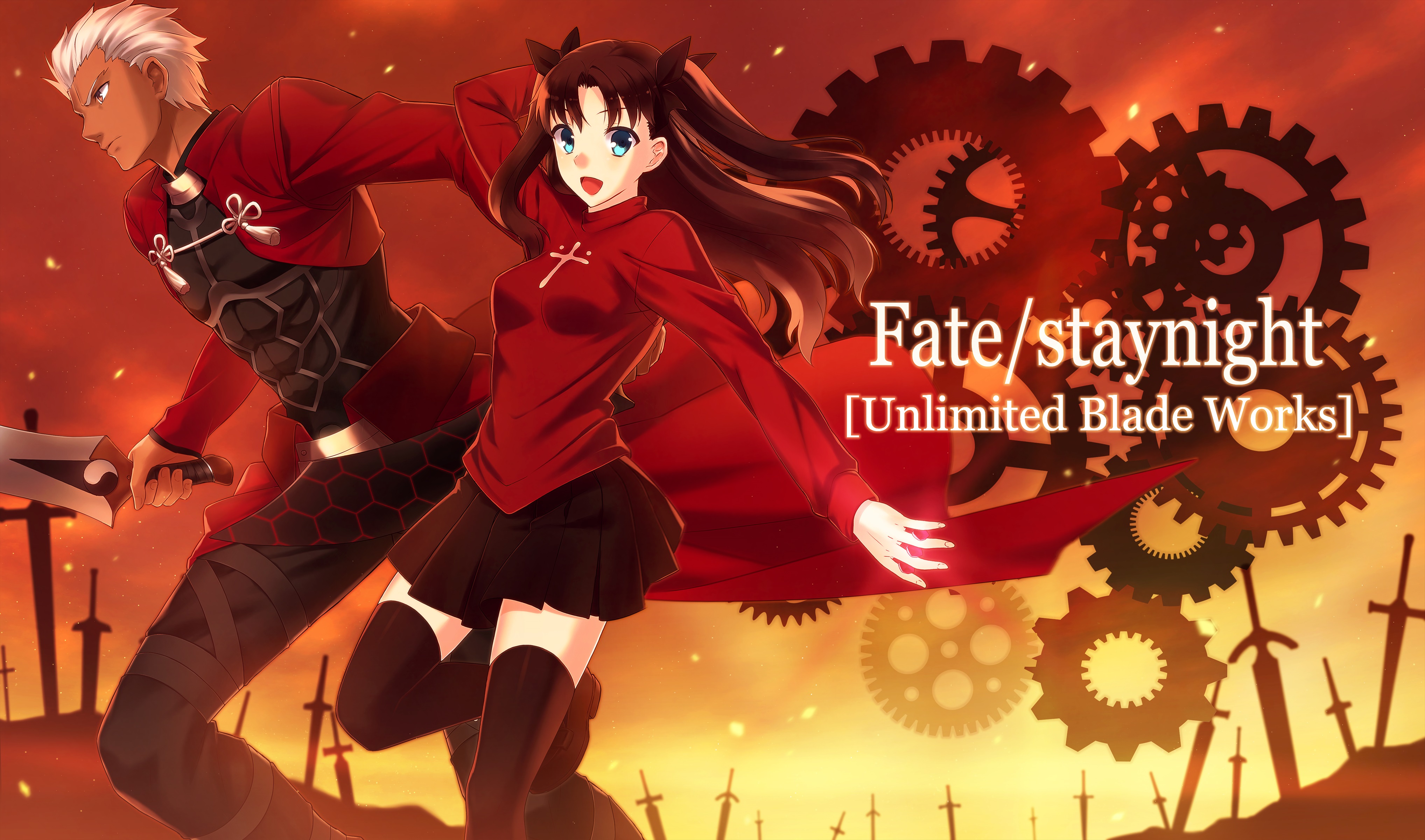 Fate stay Night Unlimited Blade works Рин