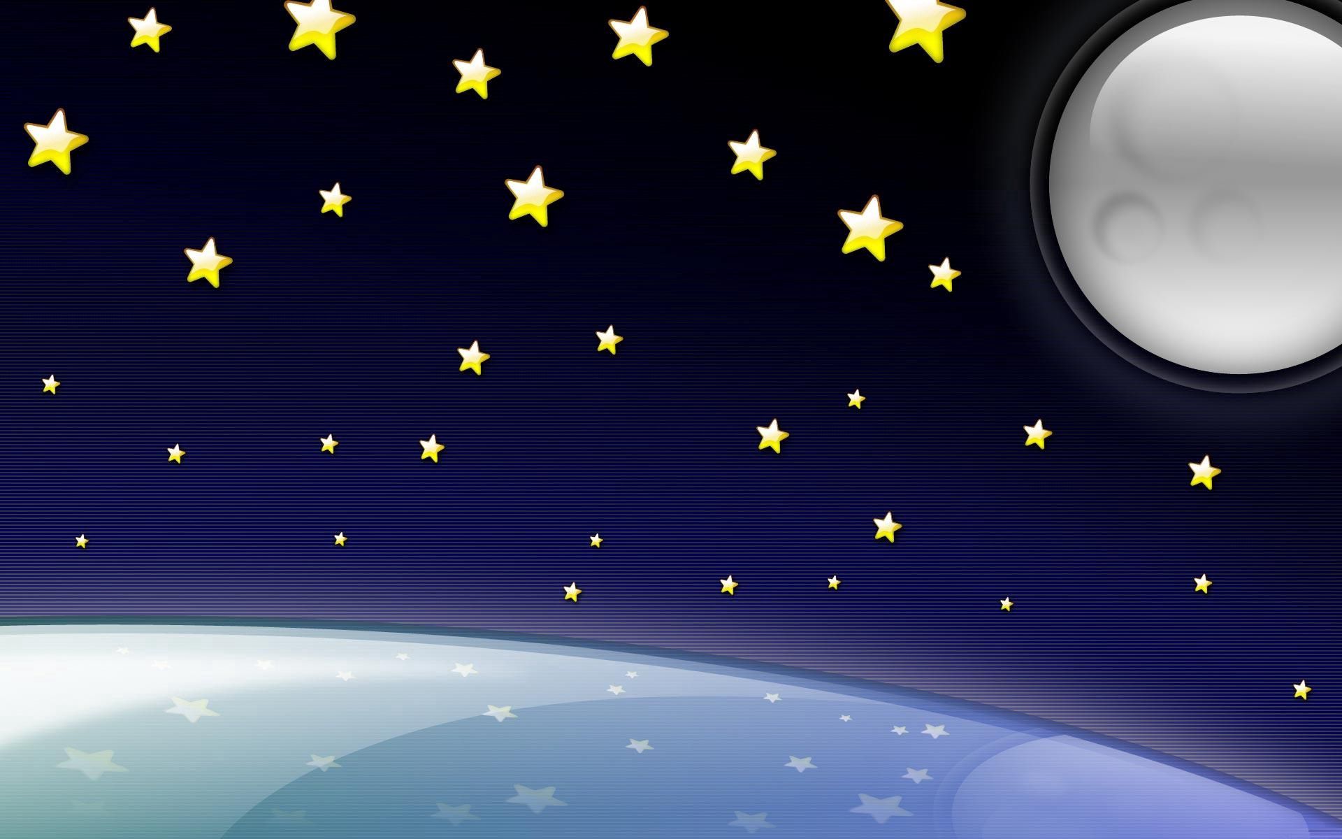 Desktop HD wallpaper: Sky, Universe, Stars, Vector, Lines free download bac...