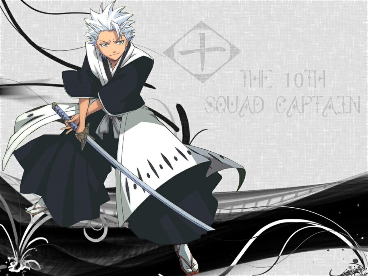 Fondo de pantalla HD para escritorio: Animado, Bleach: Burîchi, <b>Toshiro</b> Hit...