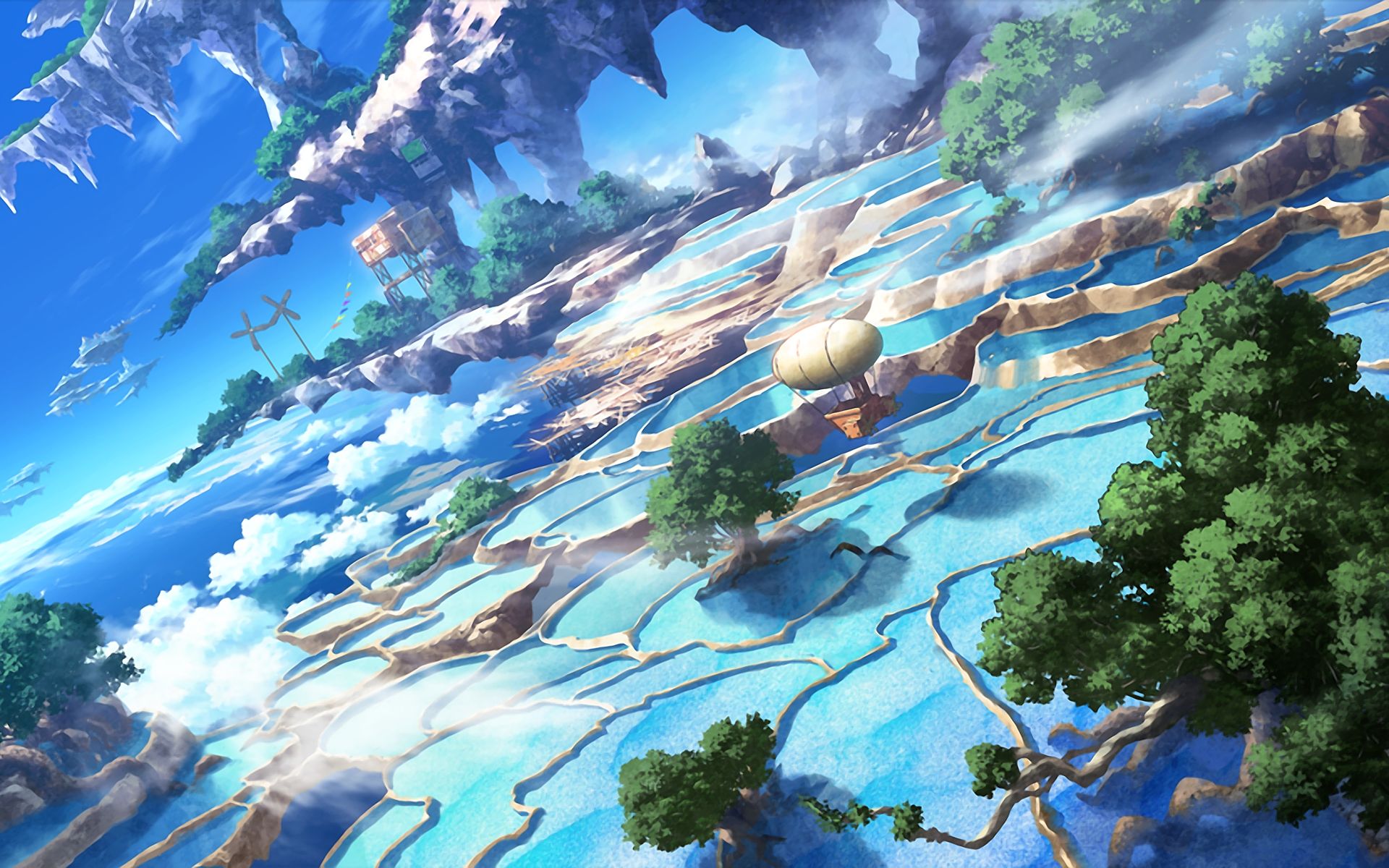 Небесные острова аниме
