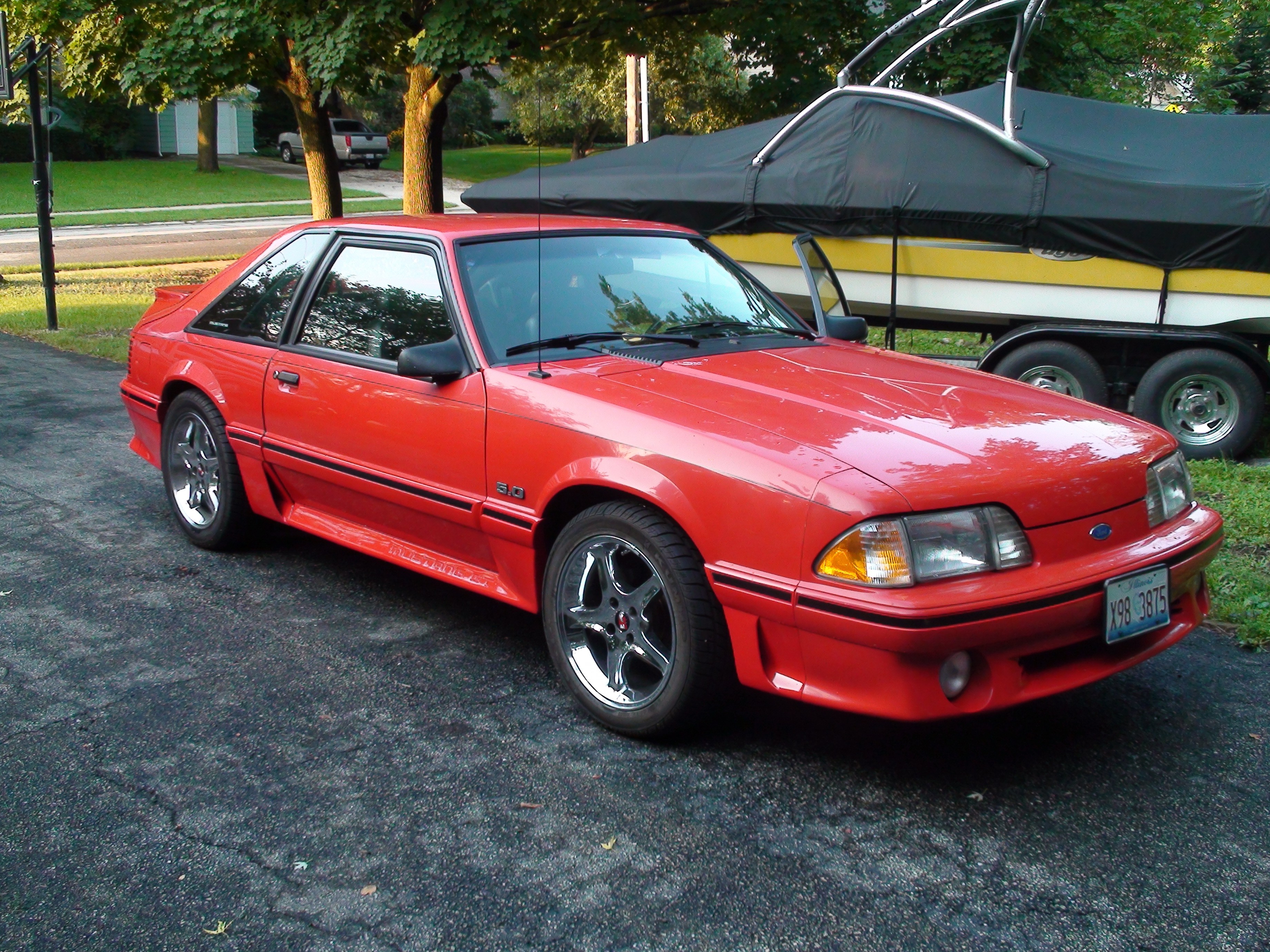 Форд (Ford), Мустанг (Mustang), Тачки (Cars), 1993, Foxbody - обои на рабоч...