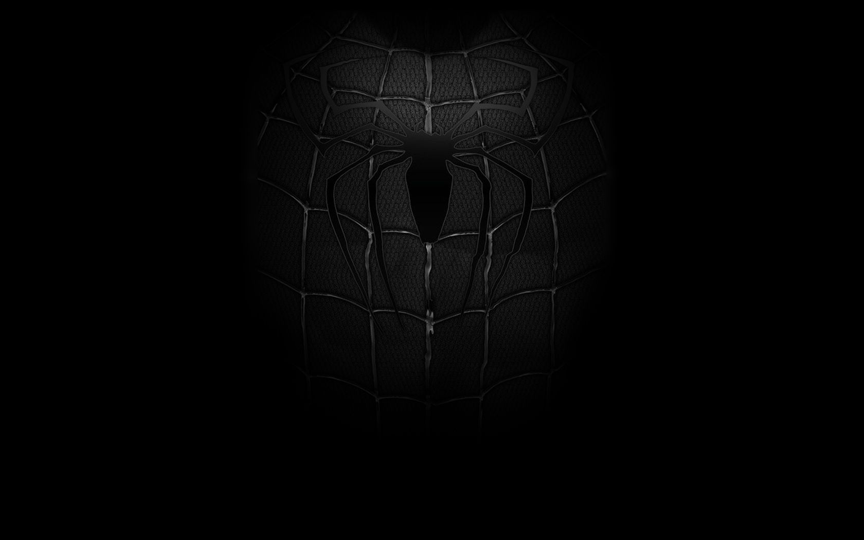 Человек паук на темном фоне