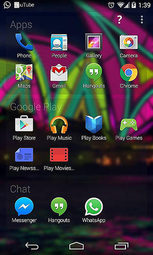 Aplicación Lightning launcher para Android, descargar gratis programas para tabletas y teléfonos.