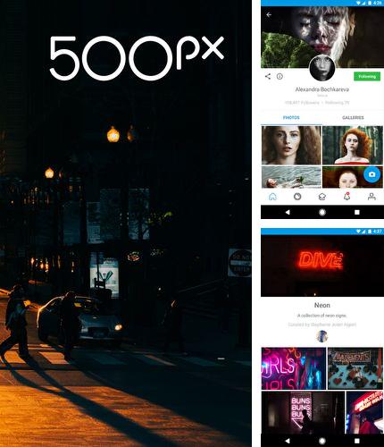 Besides Musicsense: Music Streaming Android program you can download 500px for Android phone or tablet for free.