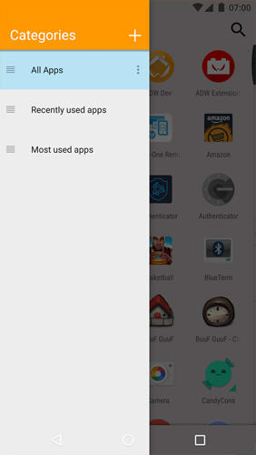 Screenshots des Programms Mobizen: Screen Recorder für Android-Smartphones oder Tablets.