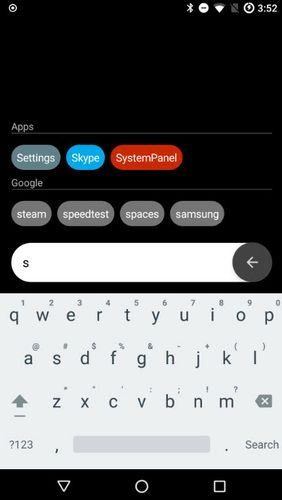 Screenshots des Programms Angry birds Stella: Launcher für Android-Smartphones oder Tablets.