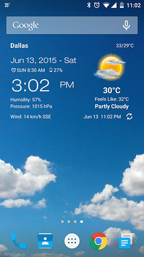 Download Weather and clock widget for Android for free. Apps for phones and tablets.