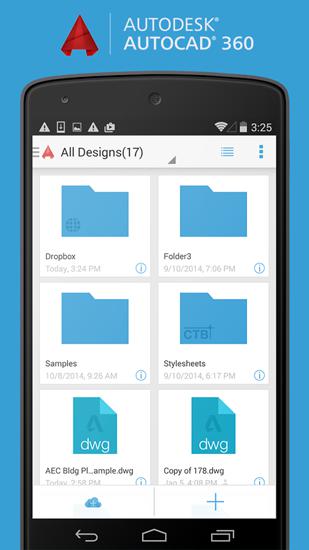 Descargar gratis AutoCAD para Android. Programas para teléfonos y tabletas.