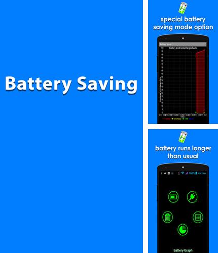 Laden Sie kostenlos Battery Saving für Android Herunter. App für Smartphones und Tablets.