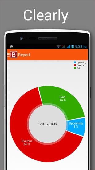 Capturas de pantalla del programa Expense IQ - Money manager para teléfono o tableta Android.
