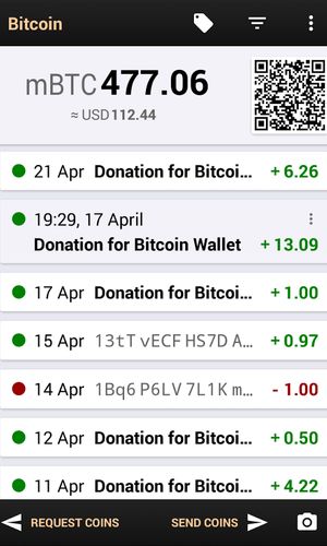 Télécharger gratuitement Bitcoin wallet pour Android. Programmes sur les portables et les tablettes.