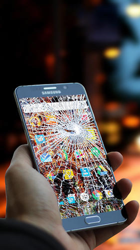 Скріншот програми Broken screen на Андроїд телефон або планшет.