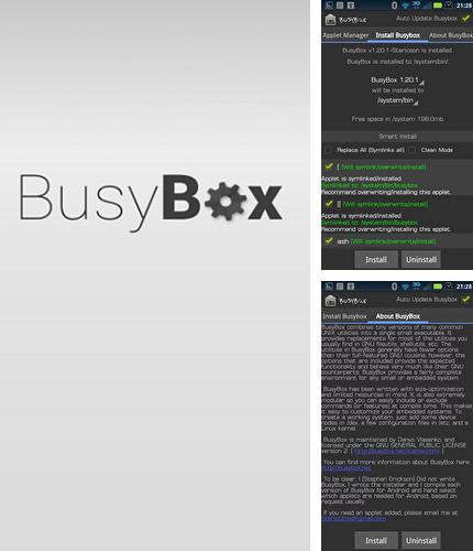 アンドロイド用のプログラム Xplay music player のほかに、アンドロイドの携帯電話やタブレット用の BusyBox Panel を無料でダウンロードできます。