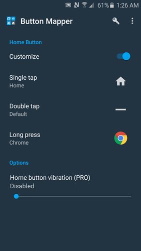 Aplicativo Button mapper: Remap your keys para Android, baixar grátis programas para celulares e tablets.