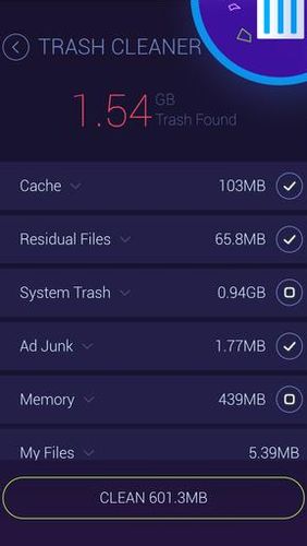 Aplicación Cache cleaner - DU speed booster para Android, descargar gratis programas para tabletas y teléfonos.