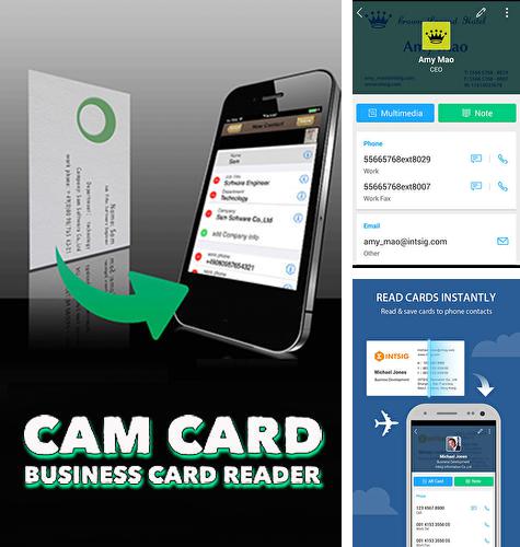 Descargar gratis Cam card: Business card reader para Android. Apps para teléfonos y tabletas.