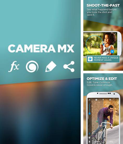 Besides Cool reader Android program you can download Camera MX for Android phone or tablet for free.