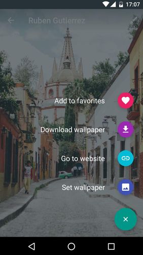 Screenshots des Programms Casualis: Auto wallpaper change für Android-Smartphones oder Tablets.